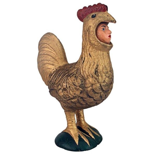 Design Toscano SP3204 3 Inch Chanticleer Rooster Mechanical Bank