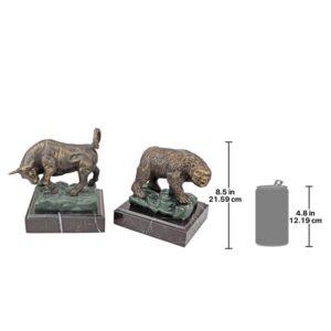 Design Toscano SP3345 6 1/2 Inch The Bull and Bear of Wall Street