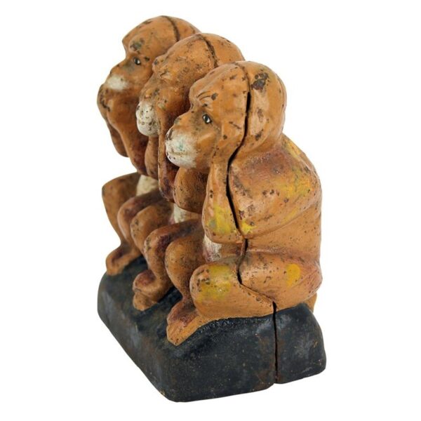 Design Toscano SP58 4 1/2 Inch Speak See Hear No Evil Monkeys Bank