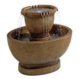 Design Toscano SS11121 30 1/2 Inch Grande Richardson Oval Urns Fountain