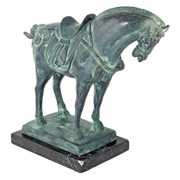 Design Toscano SU070 11 Inch Tang Dynasty Bronze Horse