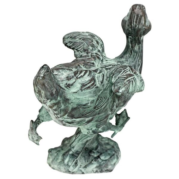 Design Toscano SU1017 6 1/2 Inch Dancing Duck - Bronze