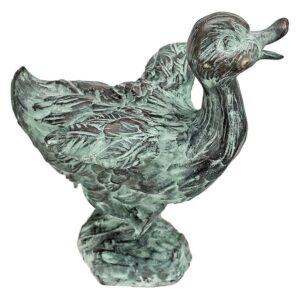 Design Toscano SU1017 6 1/2 Inch Dancing Duck - Bronze