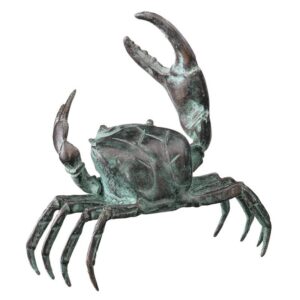 Design Toscano SU1114 4 1/2 Inch Small Bronze Crab