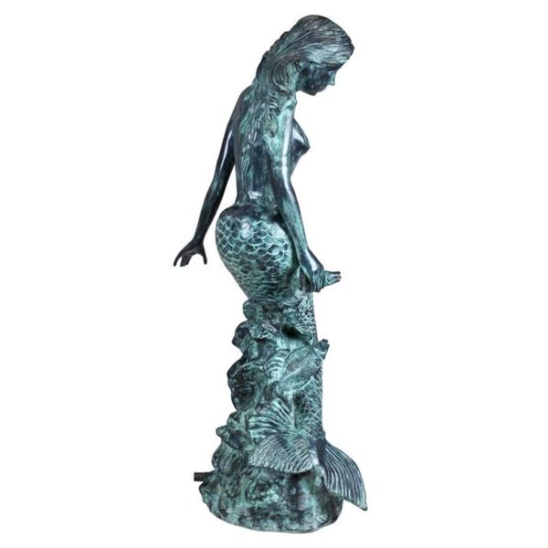 Design Toscano SU1866 20 Inch Goddess of the Sea Mermaid - Bronze