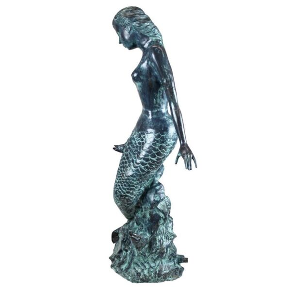 Design Toscano SU1866 20 Inch Goddess of the Sea Mermaid - Bronze