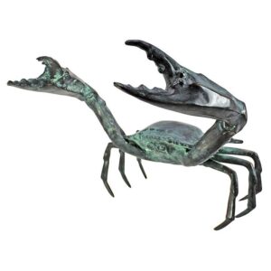 Design Toscano SU1869 10 1/2 Inch Large Bronze Crab