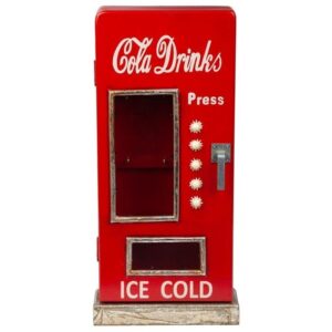 Design Toscano SY5842 9 1/2 Inch 1950's Retro Cola Pop Machine Key Cabinet