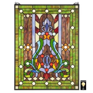 Design Toscano TF816 19 Inch Hepburn Stained Glass Window