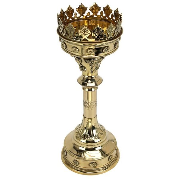 Design Toscano TV997980 5 1/2 Inch Medium Chartres Cathedral Candlestick