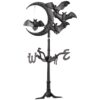 Design Toscano WH60121 12 Inch Crescent Moon and Bats Rooftop Weathervane