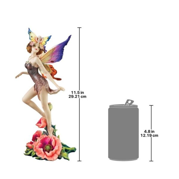 Design Toscano WU74380 4 1/2 Inch Wild Rose Fairy Statue